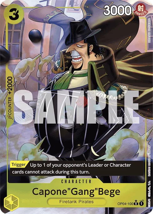 Capone"Gang"Bege, OP04-100, Parallel 4, English
