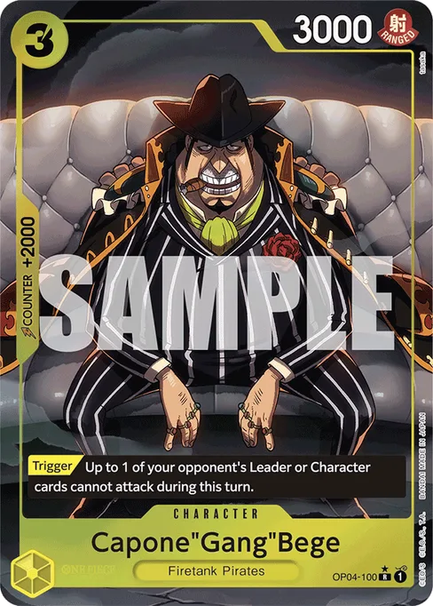 Capone"Gang"Bege, OP04-100, Parallel 5, English