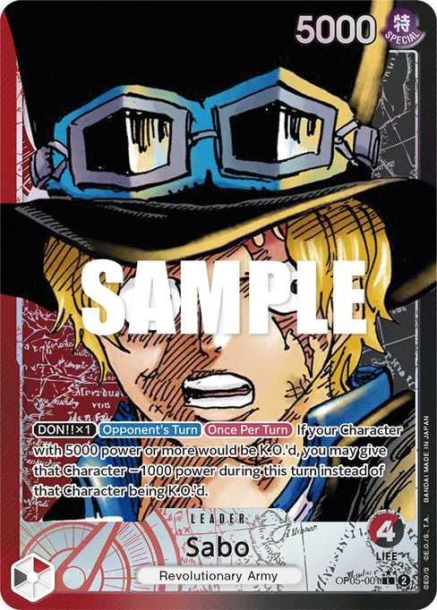 Sabo, Awakening of the New Era #OP05-001_p1