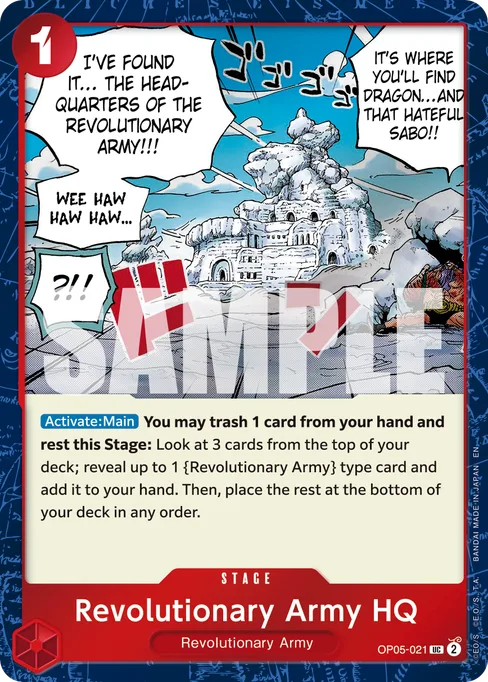 Revolutionary Army HQ, Awakening of the New Era #OP05-021_p1