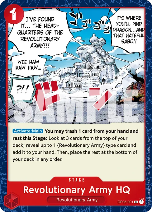 Revolutionary Army HQ, Awakening of the New Era #OP05-021_r1