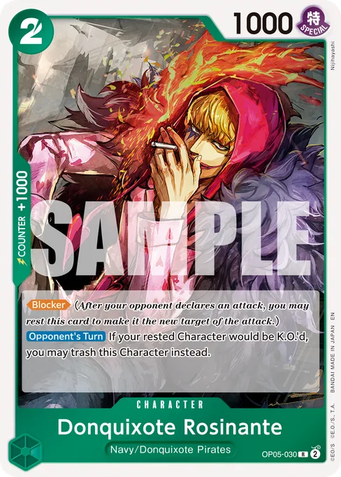 Donquixote Rosinante, OP05-030, Reprint 1, English