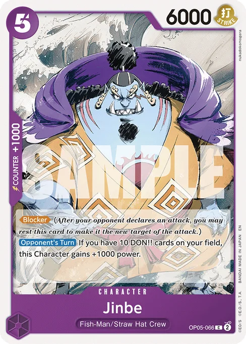 Jinbe, OP05-066, Reprint 2, English
