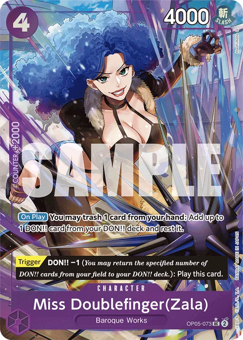 Miss Doublefinger(Zala), Awakening of the New Era #OP05-073_p3