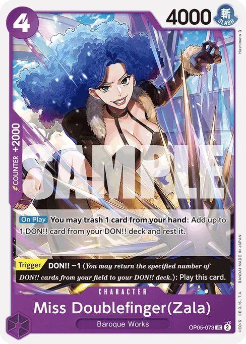 Miss Doublefinger(Zala), Awakening of the New Era #OP05-073_r1