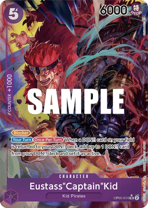 Eustass"Captain"Kid, Awakening of the New Era #OP05-074_p1
