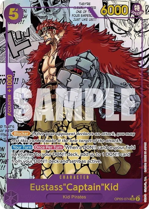 Eustass"Captain"Kid, Awakening of the New Era #OP05-074_r2