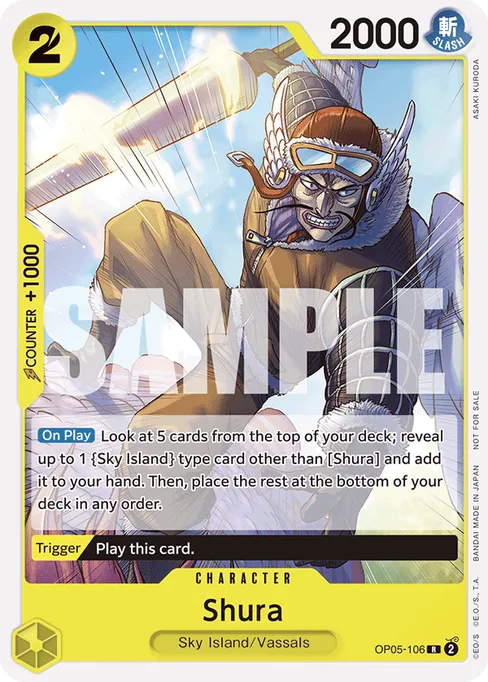Shura, Awakening of the New Era #OP05-106_p1