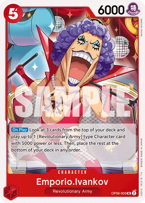 Emporio.Ivankov, Wings of Captain #OP06-003