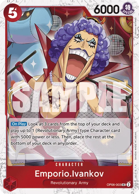 Emporio.Ivankov, Wings of Captain #OP06-003_p2