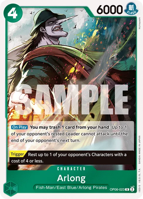 Arlong, Wings of Captain #OP06-023