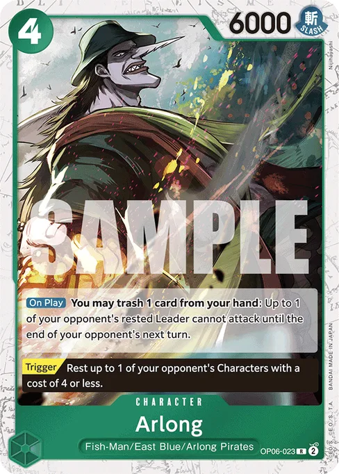 Arlong, Wings of Captain #OP06-023_p2