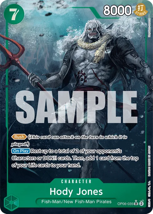 Hody Jones (Parallel), Wings of Captain #OP06-035_p1