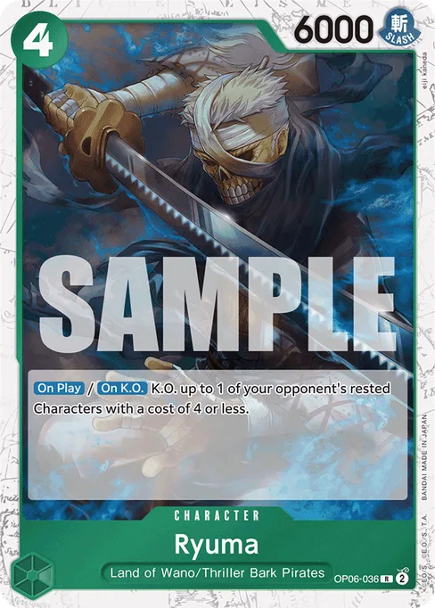 Ryuma, Wings of Captain #OP06-036_p2