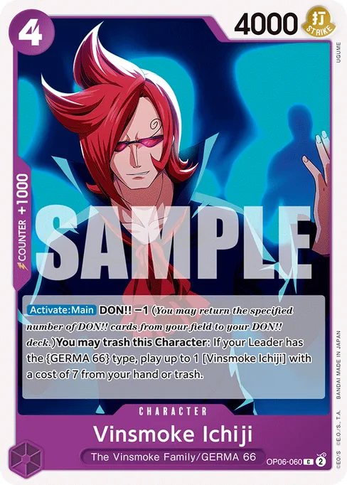 Vinsmoke Ichiji, Wings of Captain #OP06-060
