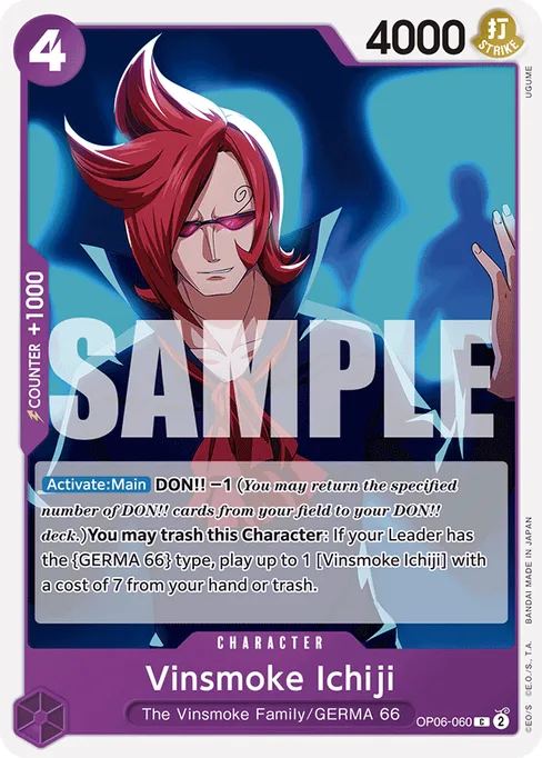 Vinsmoke Ichiji, Wings of Captain #OP06-060_p1