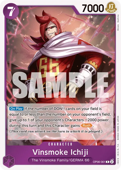 Vinsmoke Ichiji, Wings of Captain #OP06-061