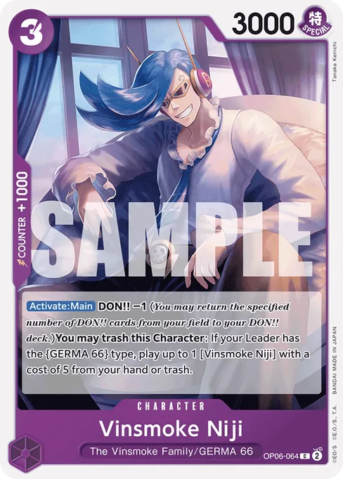 Vinsmoke Niji, Wings of Captain #OP06-064_p1
