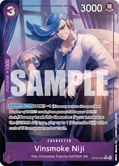 Vinsmoke Niji, Normal