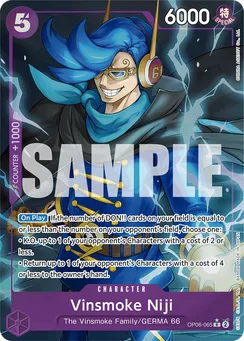 Vinsmoke Niji, Normal