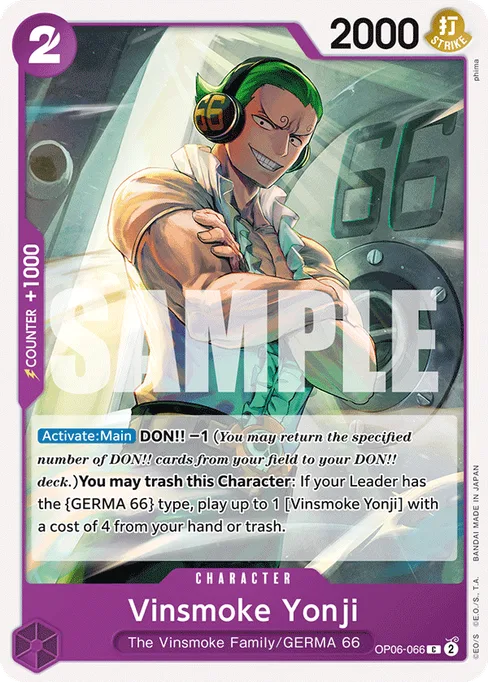 Vinsmoke Yonji, Wings of Captain #OP06-066