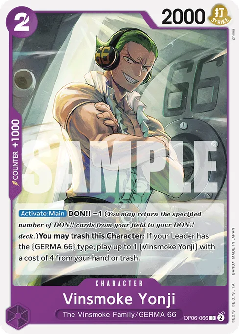 Vinsmoke Yonji, Wings of Captain #OP06-066_p1