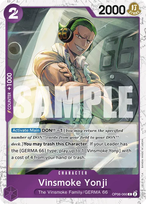 Vinsmoke Yonji, Wings of Captain #OP06-066_p2