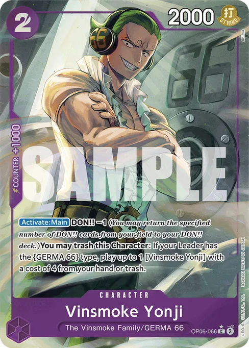 Vinsmoke Yonji, Wings of Captain #OP06-066_p3