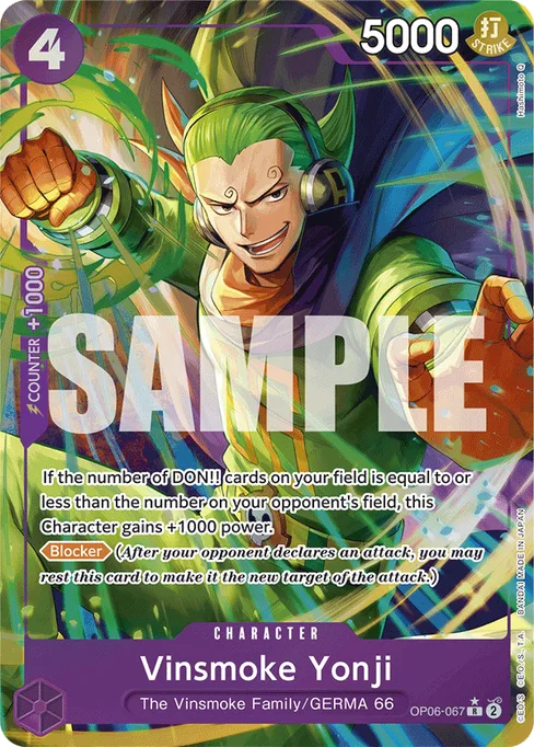Vinsmoke Yonji, Wings of Captain #OP06-067_p4