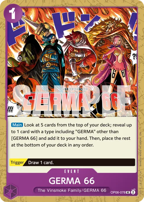 GERMA 66, OP06-078, Reprint 1, English