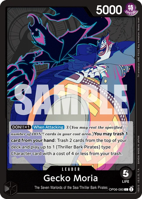 Gecko Moria, Wings of Captain #OP06-080