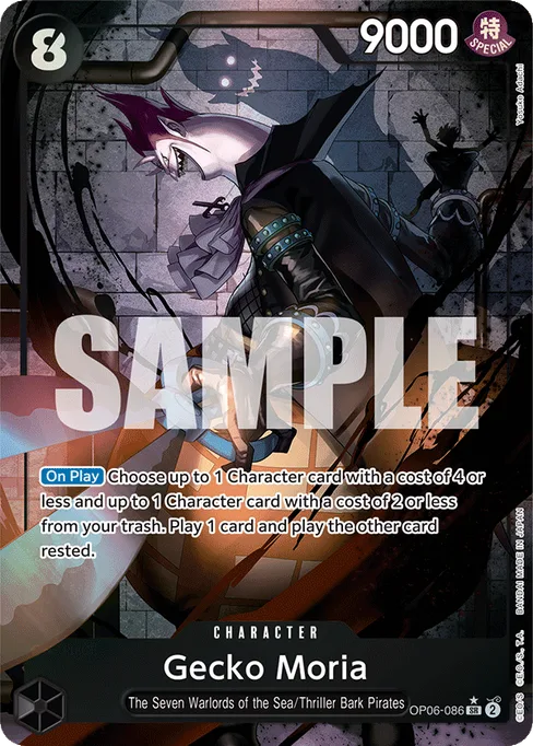 Gecko Moria (Parallel), Wings of Captain #OP06-086_p1