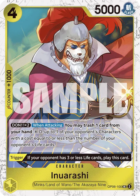 Inuarashi, OP06-100, Parallel 2, English