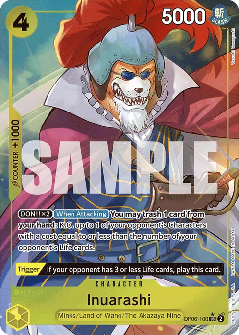 Inuarashi, OP06-100, Parallel 3, English