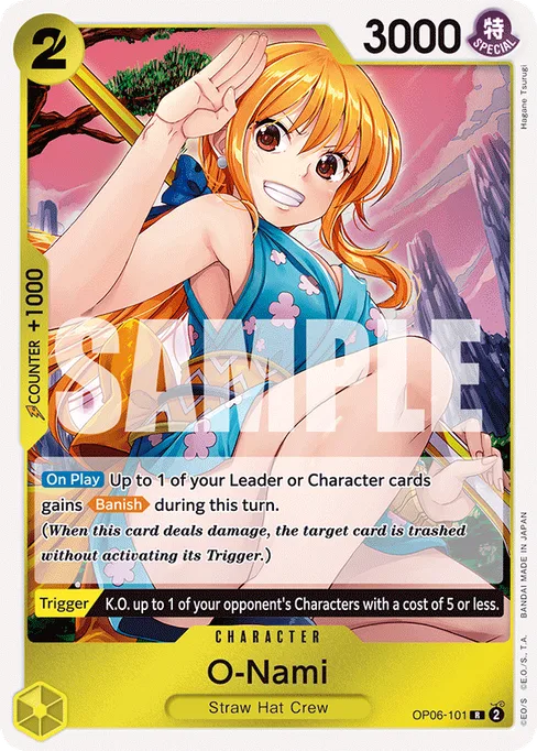 O-Nami, Wings of Captain #OP06-101