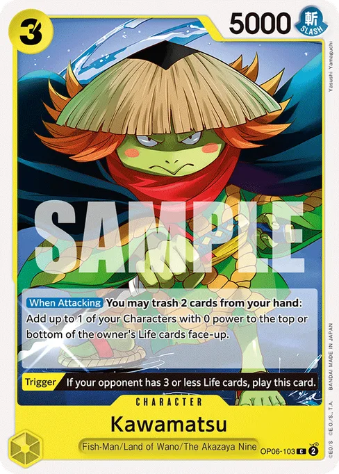 Kawamatsu, Wings of Captain #OP06-103