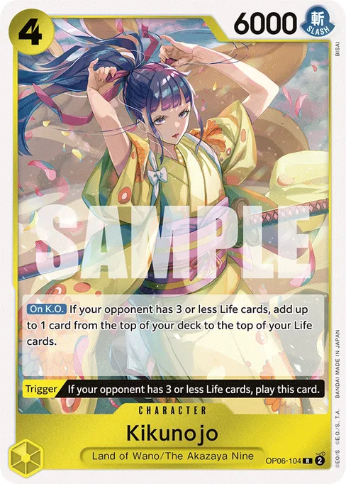 Kikunojo, Wings of Captain #OP06-104