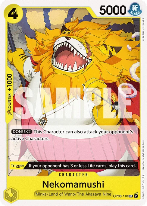Nekomamushi, Wings of Captain #OP06-110