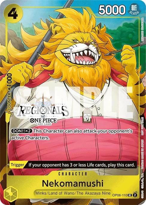 Nekomamushi, Wings of Captain #OP06-110_p1