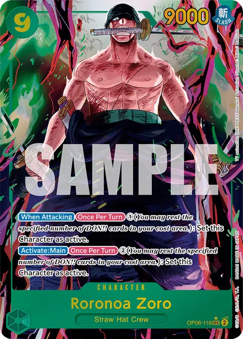 Roronoa Zoro (Parallel), Wings of Captain #OP06-118_p1