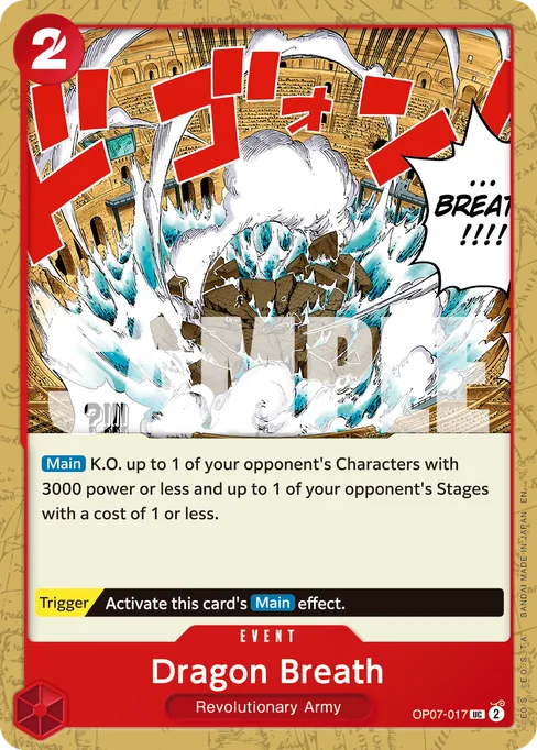 Dragon Breath, OP07-017, Reprint 1, English
