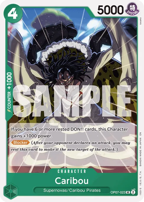 Caribou, OP07-023, Reprint 1, English