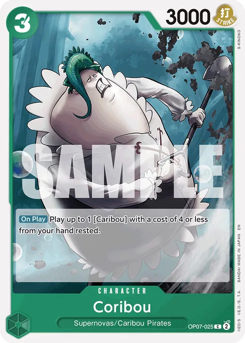 Coribou, OP07-025, Reprint 1, English