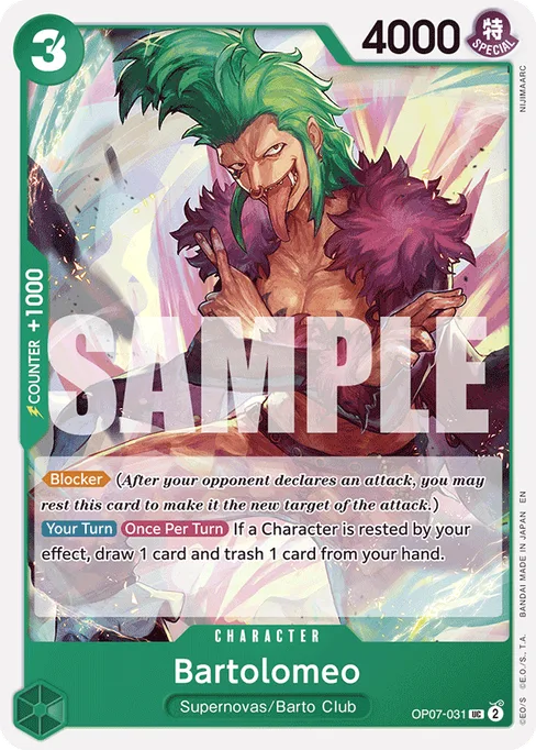 Bartolomeo, OP07-031, Reprint 1, English