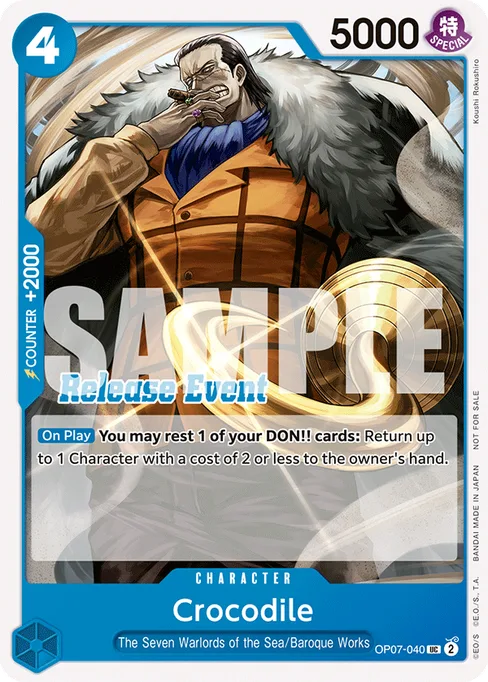 Crocodile, OP07-040, Parallel 1, English