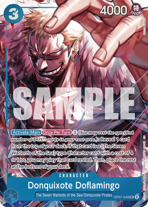 Donquixote Doflamingo, 500 YEARS IN THE FUTURE #OP07-048_p1
