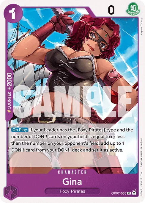 Gina, 500 YEARS IN THE FUTURE #OP07-065