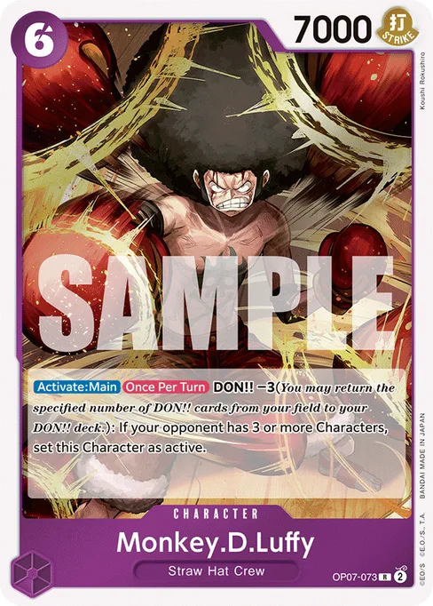 Monkey D. Luffy, OP07-073, Base, English
