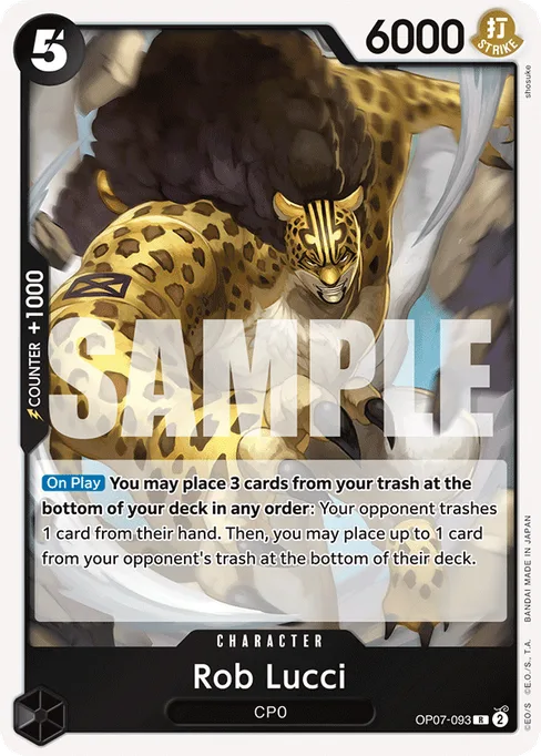 Rob Lucci, OP07-093, Base, English