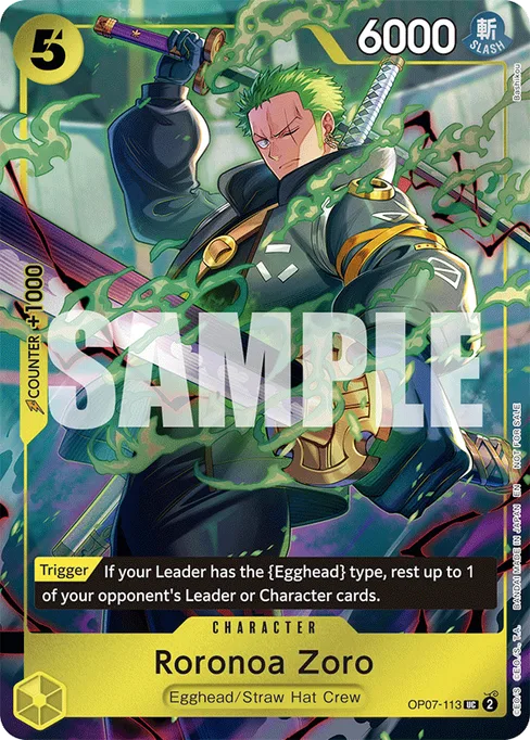 Roronoa Zoro, 500 YEARS IN THE FUTURE #OP07-113_p1